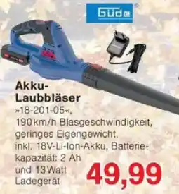 Jawoll Güde Akku Laubbläser Angebot