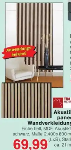 Jawoll TIM HOME Akustikpaneel Wandverkleidung Angebot