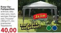 Jawoll Easy-Up Faltpavillon Angebot
