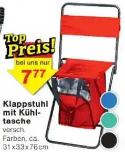 Jawoll Klappstuhl mit Kühltasche Angebot