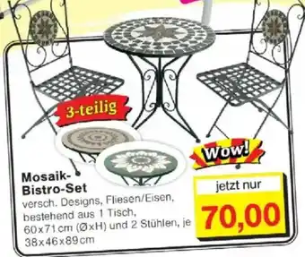 Jawoll Mosaik Bistro-Set Angebot