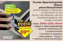 Jawoll Furnier-Sperrholzplatte Akazie phenolbeschichtet Angebot