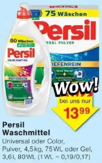 Jawoll Persil Waschmittel Angebot