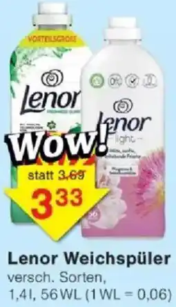 Jawoll Lenor Weichspüler Angebot