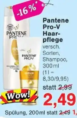 Jawoll Pantene Pro-V Haarpflege Angebot