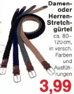 Jawoll Damen oder Herren Stretchgürtel Angebot