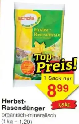 Jawoll Schola Herbst Rasendünger Angebot