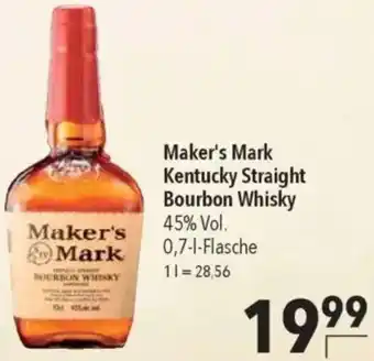 CITTI Markt Maker's Mark Kentucky Straight Bourbon Whisky Angebot