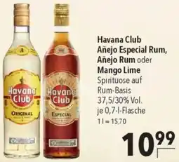CITTI Markt Havana Club Añejo Especial Rum, Añejo Rum oder Mango Lime Angebot