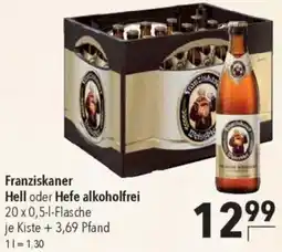 CITTI Markt Franziskaner Hell oder Hefe alkoholfrei Angebot