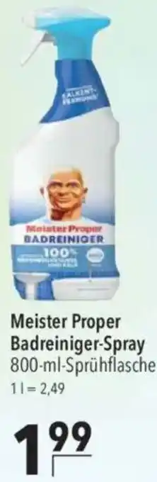 CITTI Markt Meister Proper Badreiniger-Spray Angebot