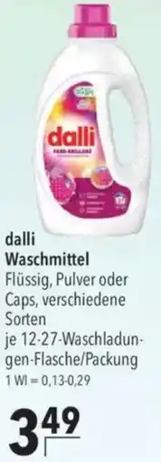 CITTI Markt dalli Waschmittel Angebot