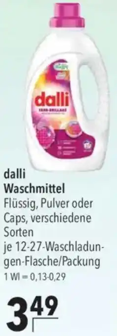 CITTI Markt dalli Waschmittel Angebot