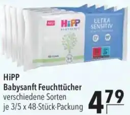 CITTI Markt HiPP Babysanft Feuchttücher Angebot