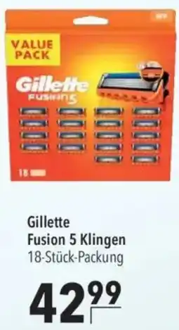 CITTI Markt Gillette Fusion 5 Klingen Angebot