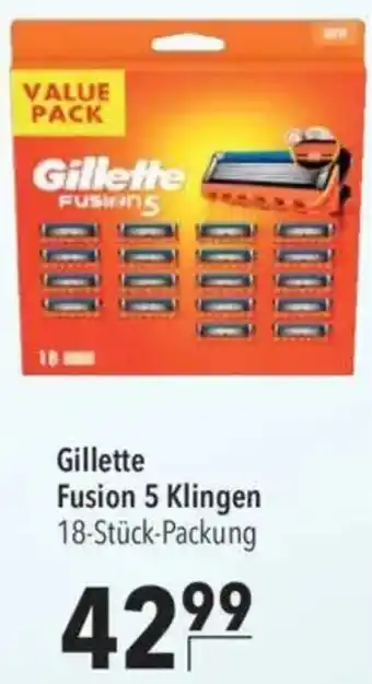 CITTI Markt Gillette Fusion 5 Klingen Angebot