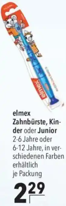 CITTI Markt elmex Zahnbürste, Kinder oder Junior Angebot