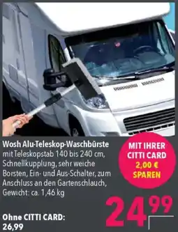 CITTI Markt Wosh Alu-Teleskop-Waschbürste Angebot