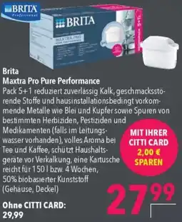 CITTI Markt Brita Maxtra Pro Pure Performance Angebot