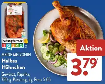 Aldi Süd MEINE METZGEREI Halbes Hähnchen Angebot