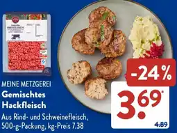Aldi Süd MEINE METZGEREI Gemischtes Hackfleisch Angebot