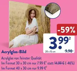 Aldi Süd Acrylglas-Bild Angebot