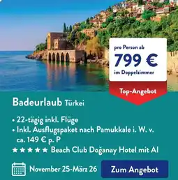 Aldi Süd Badeurlaub Türkei Angebot