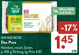 Aldi Süd NUR NUR NATUR Das Pure Angebot