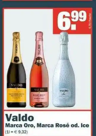 Benz Getränke Valdo Marca Oro, Marca Rosé Oder Ice Angebot