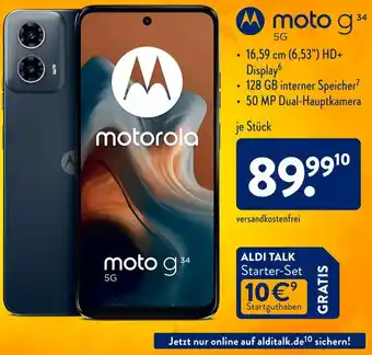 Aldi Süd Moto g34 Angebot