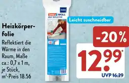 Aldi Süd tesa Heizkörperfolie Angebot