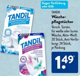 Aldi Süd TANDIL Wäschepflegetücher Angebot