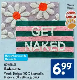 Aldi Süd NOVITESSE Badematte Angebot