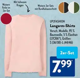 Aldi Süd UP2FASHION Langarm-Shirts Angebot