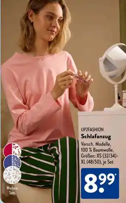 Aldi Süd UP2FASHION Schlafanzug Angebot