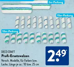 Aldi Süd DECO CRAFT Profi-Ersatzwalzen Angebot