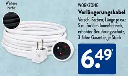 Aldi Süd WORKZONE Verlängerungskabel Angebot