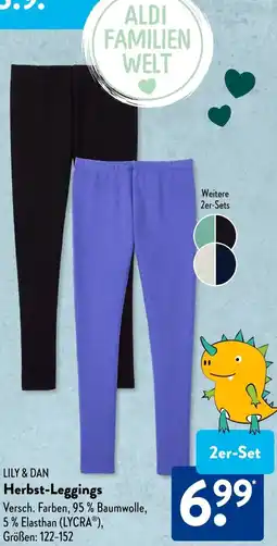 Aldi Süd LILY & DAN Herbst-Leggings Angebot