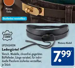 Aldi Süd UP2FASHION Ledergürtel Angebot