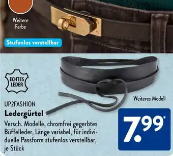 Aldi Süd UP2FASHION Ledergürtel Angebot