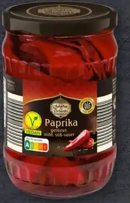 Aldi Süd Schätze des Orients Geröstete Paprika Angebot