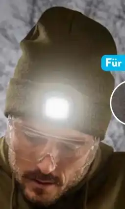 Aldi Süd Topcraft Arbeitsbekleidung LED-Arbeitsmütze Angebot