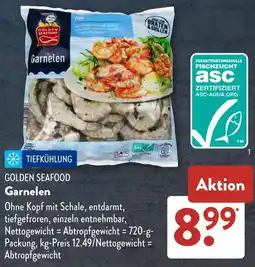 Aldi Süd GOLDEN SEAFOOD Garnelen Angebot