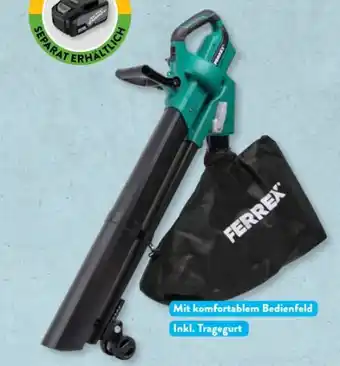 Aldi Süd Ferrex Akku-Laubsauger Angebot