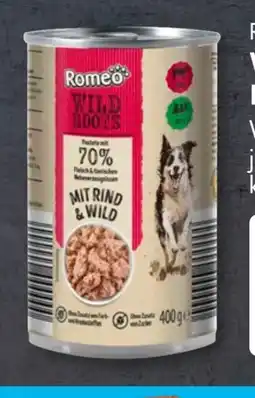 Aldi Süd Romeo Wild Roots Hundenassfutter Angebot