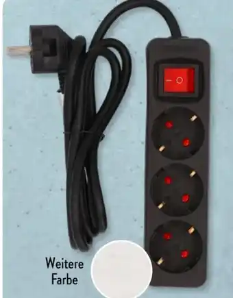 Aldi Süd Workzone 4-fach-Design-Steckdosenleiste Angebot
