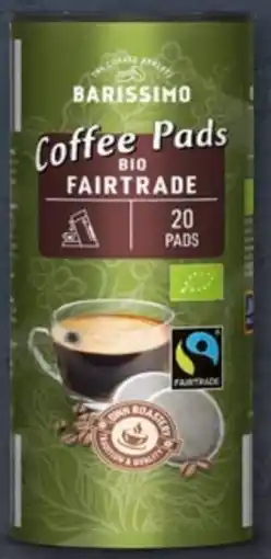 Aldi Süd Barissimo Bio Fairtrade Kaffeepads Angebot