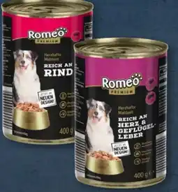 Aldi Süd Romeo Herzhafte Mahlzeit Premium Hundenassfutter Angebot