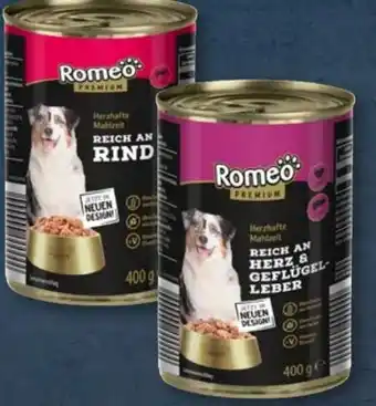 Aldi Süd Romeo Herzhafte Mahlzeit Premium Hundenassfutter Angebot