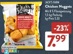 Aldi Süd JACK'S FARM Chicken Nuggets Angebot